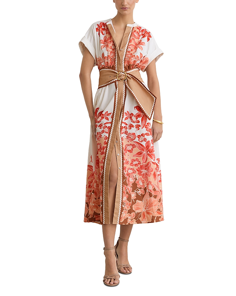 Reiss Sawyer Belted Dress