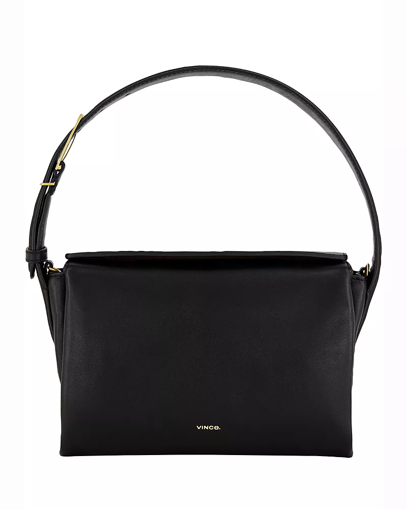 Vince Sidney Leather Boxy Bag
