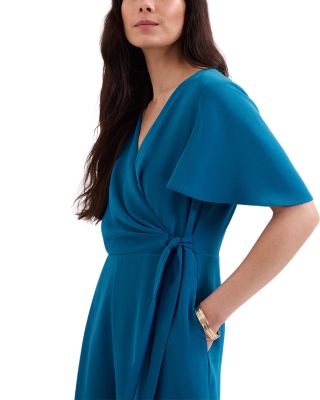 Petite Julissa Blue Wide Leg Jumpsuit