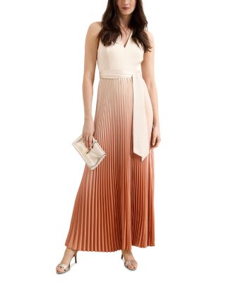 Sloane Orange Cross Front Midaxi Dress