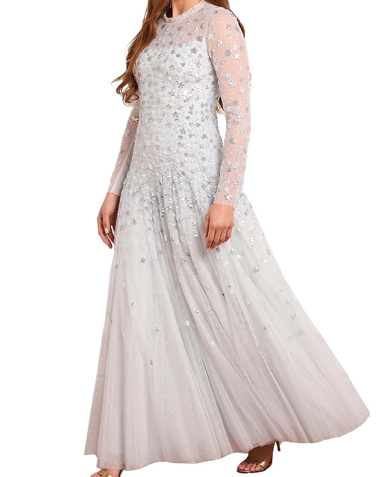 Needle & Thread Starry Nights Round Neck Gown