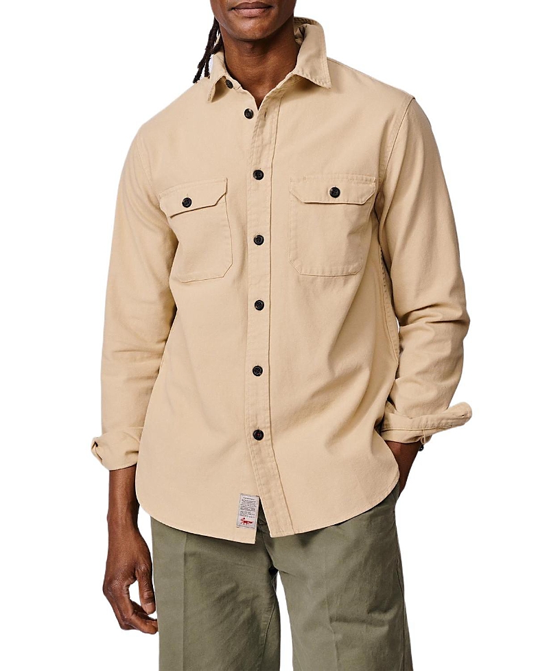 Aubin Henderson Canvas Relaxed Fit Overshirt