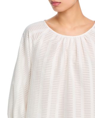 Blouson Sleeve Oversized Blouse