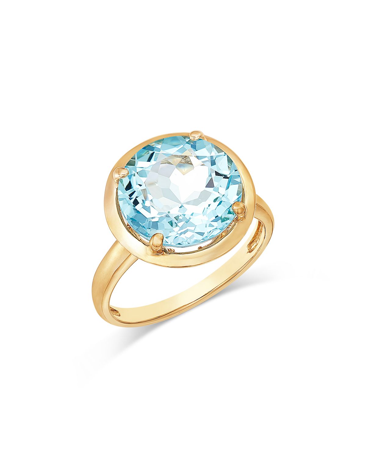 Bloomingdale's Fine Collection Sky Blue Topaz Solitaire Ring