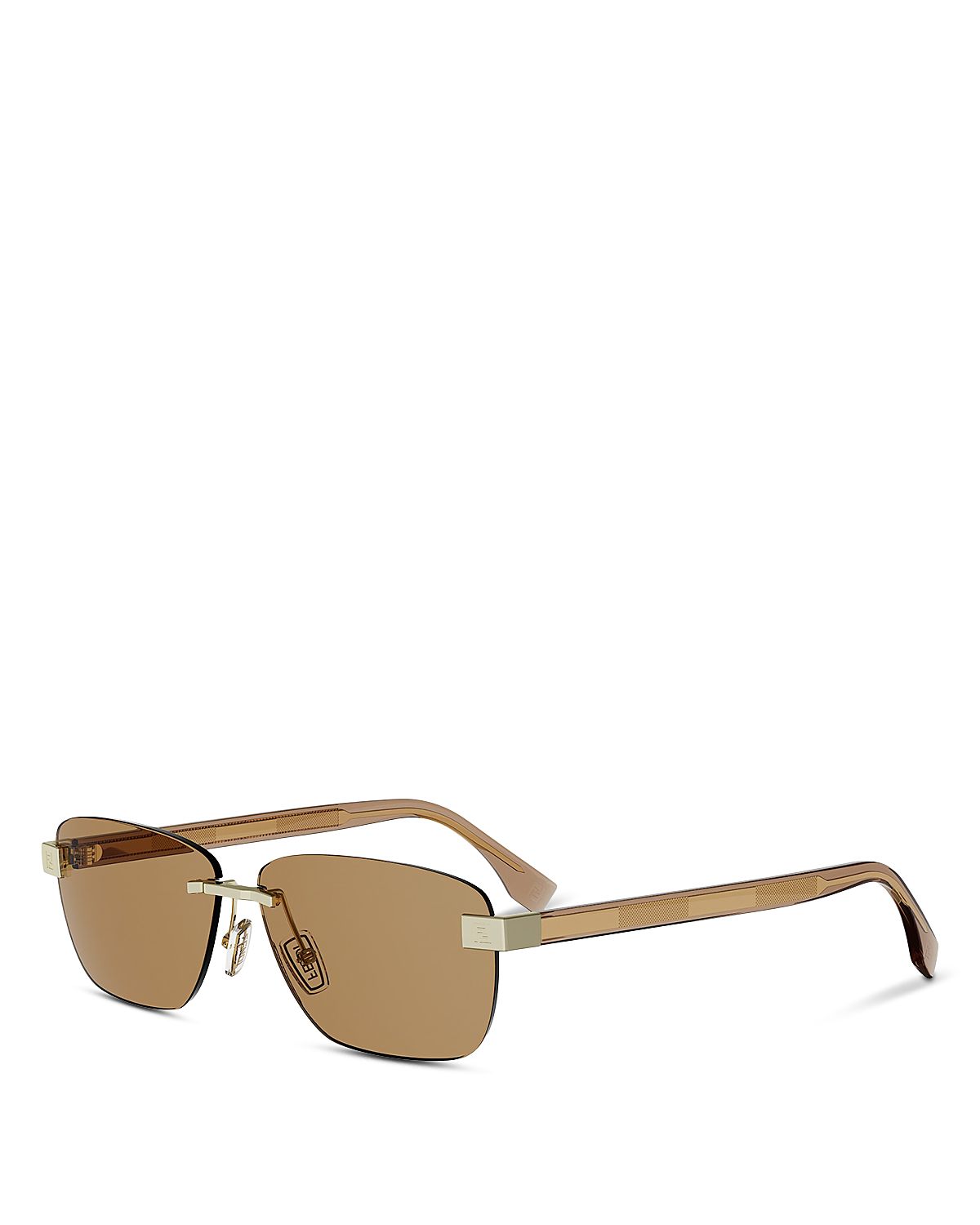 Fendi Sky Rectangular Sunglasses, 61mm
