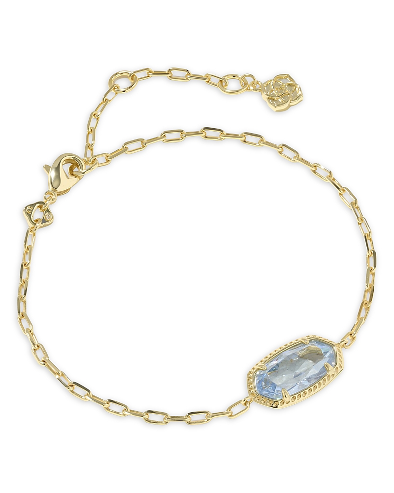 Kendra Scott Elaina Cubic Zirconia Link Bracelet In Gold