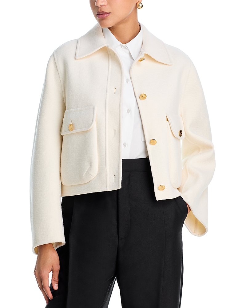 Thom Browne Wool Cashmere Patch Pocket Jacket