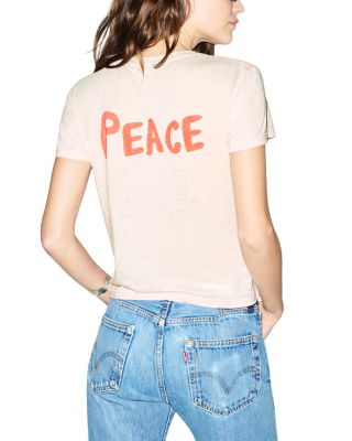 Love And Peace Classic Crewneck Tee