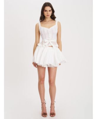  Aliya Cotton Poplin Button Up Sleeveless Top