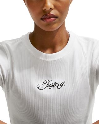 Sportswear Women's Ribbed Cropped Tee