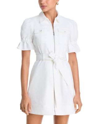 White Denim Holly Dress