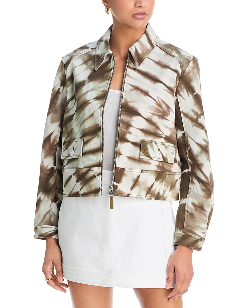 Cinq a Sept Tie Dye Denim Harriet Jacket