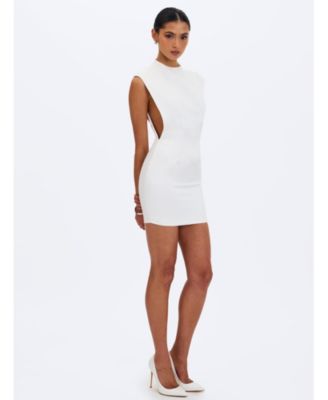 Raegan Jacquard Ruched Mini Dress