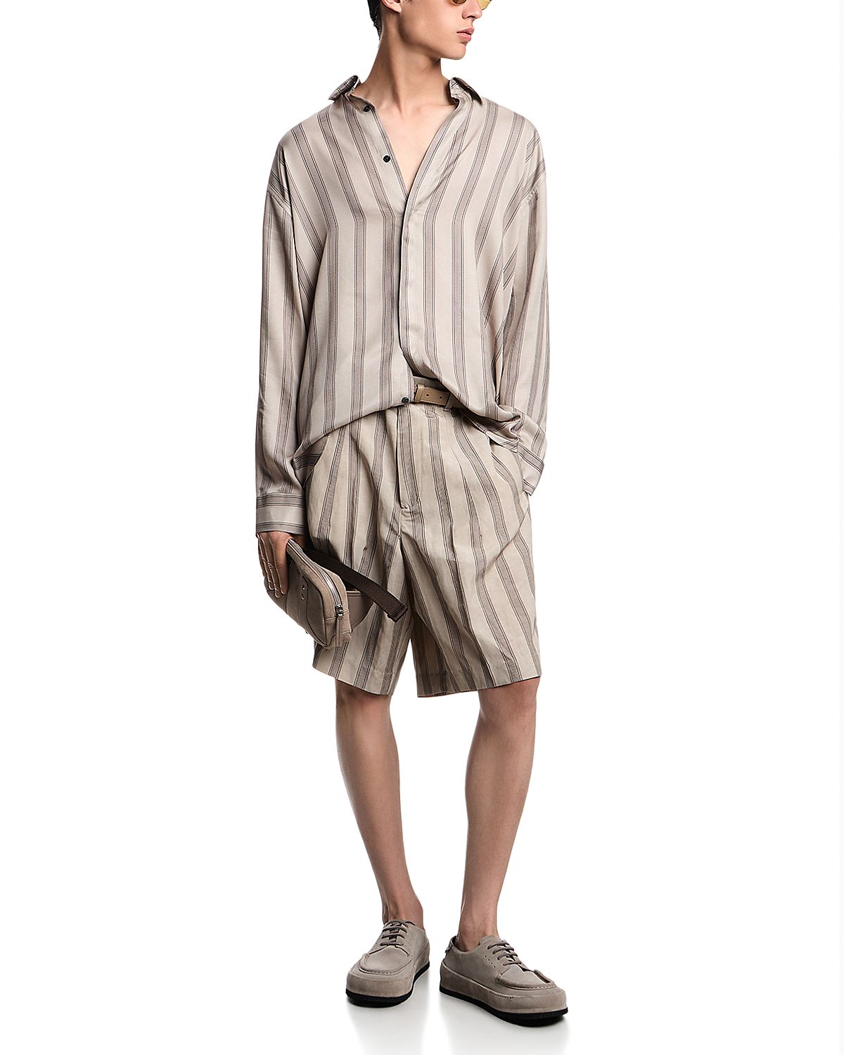 Emporio Armani Bermuda Regular Fit Stripe Shorts