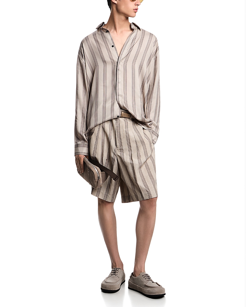 Emporio Armani Bermuda Regular Fit Stripe Shorts
