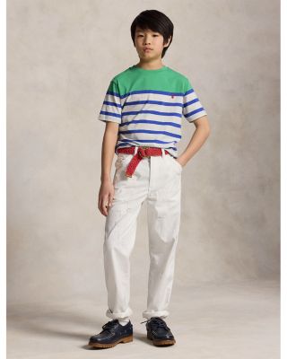 Boys' Striped Cotton Jersey Tee - Big Kid