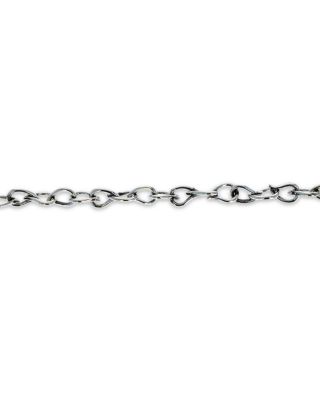 King Baby Studio Men's Sterling Silver Wild West Buffalo Paisley Link Bracelet