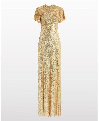 Jourdain Sequin-Embellished Gown