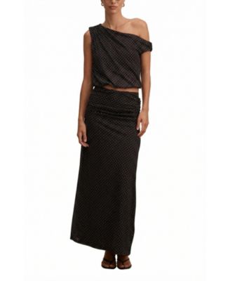  Women's Mila Tipped Shoulder Drape Top