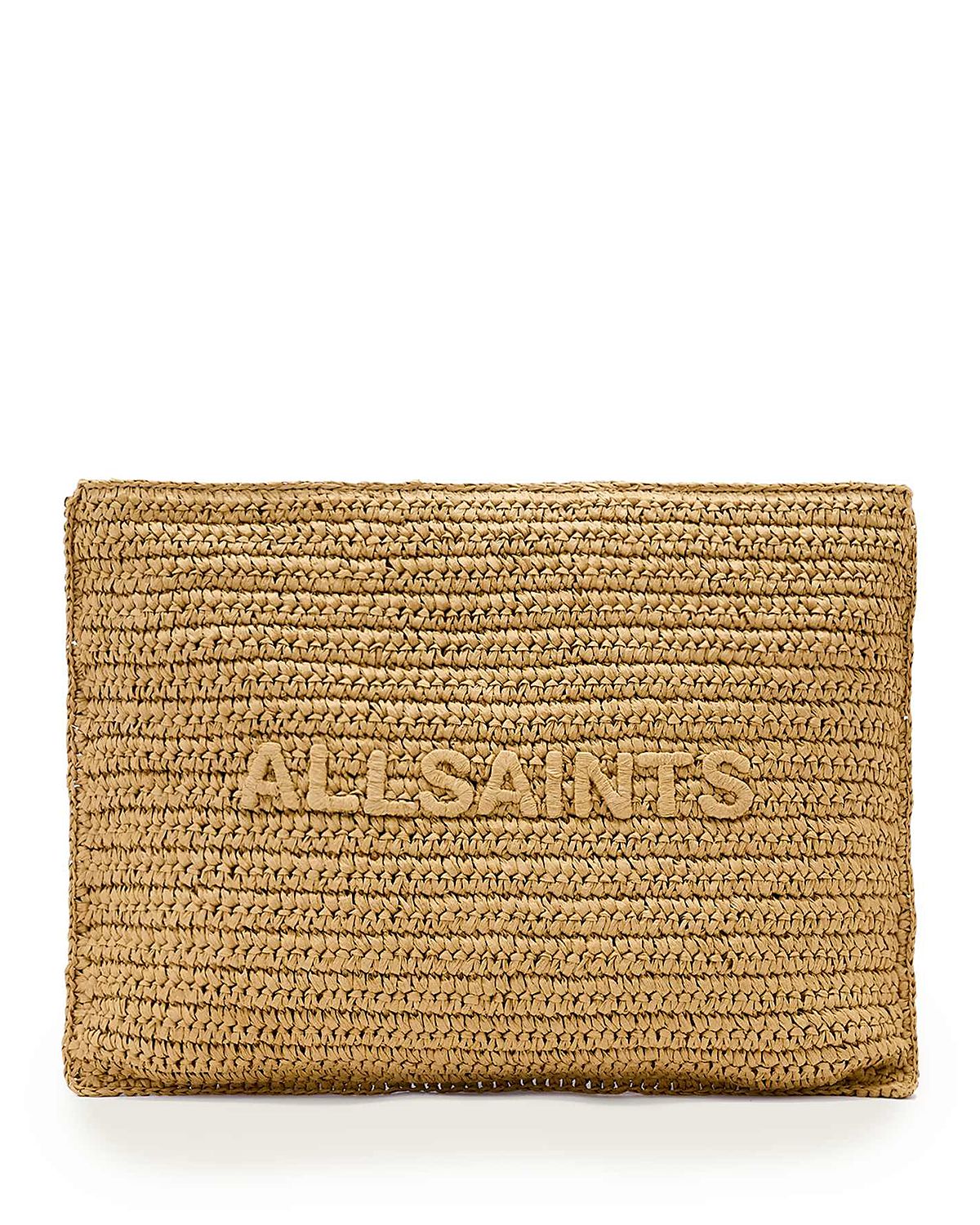 Allsaints Bettina Raffia Clutch