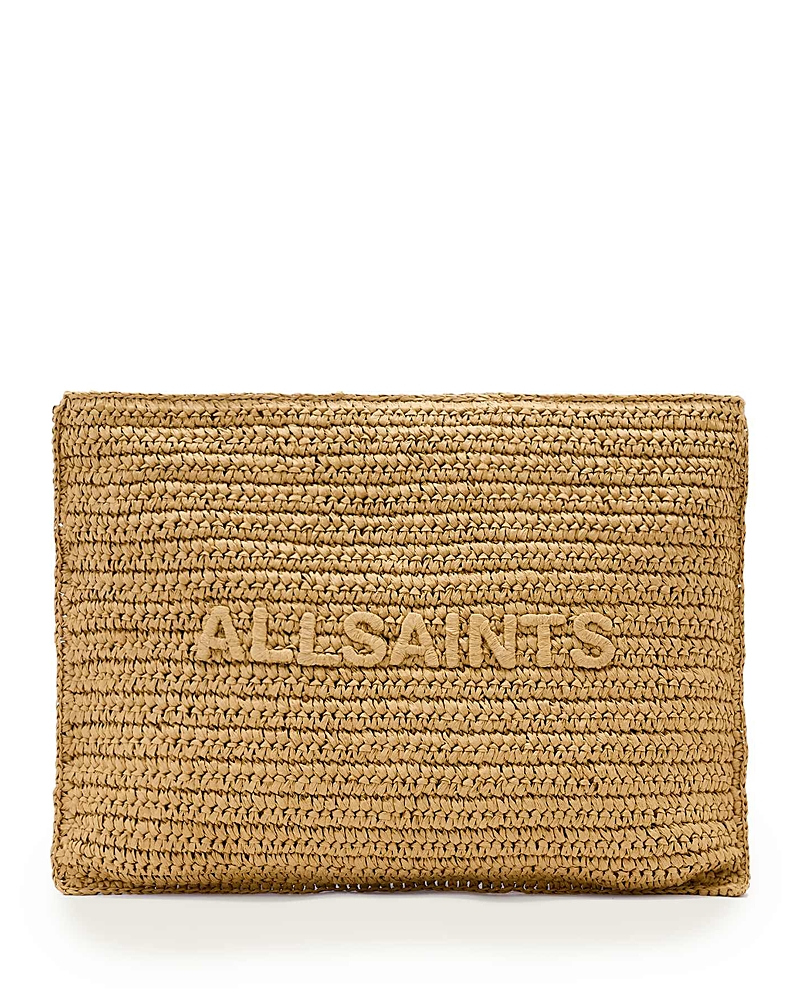 Allsaints Bettina Raffia Clutch