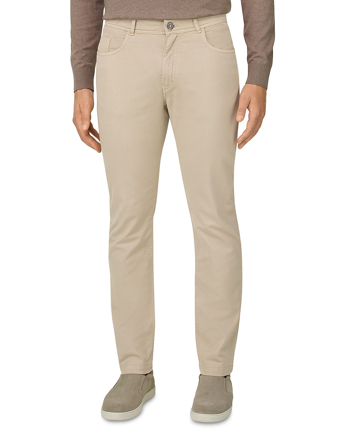 Boggi Milano Regular Fit Stretch Cotton Jeans