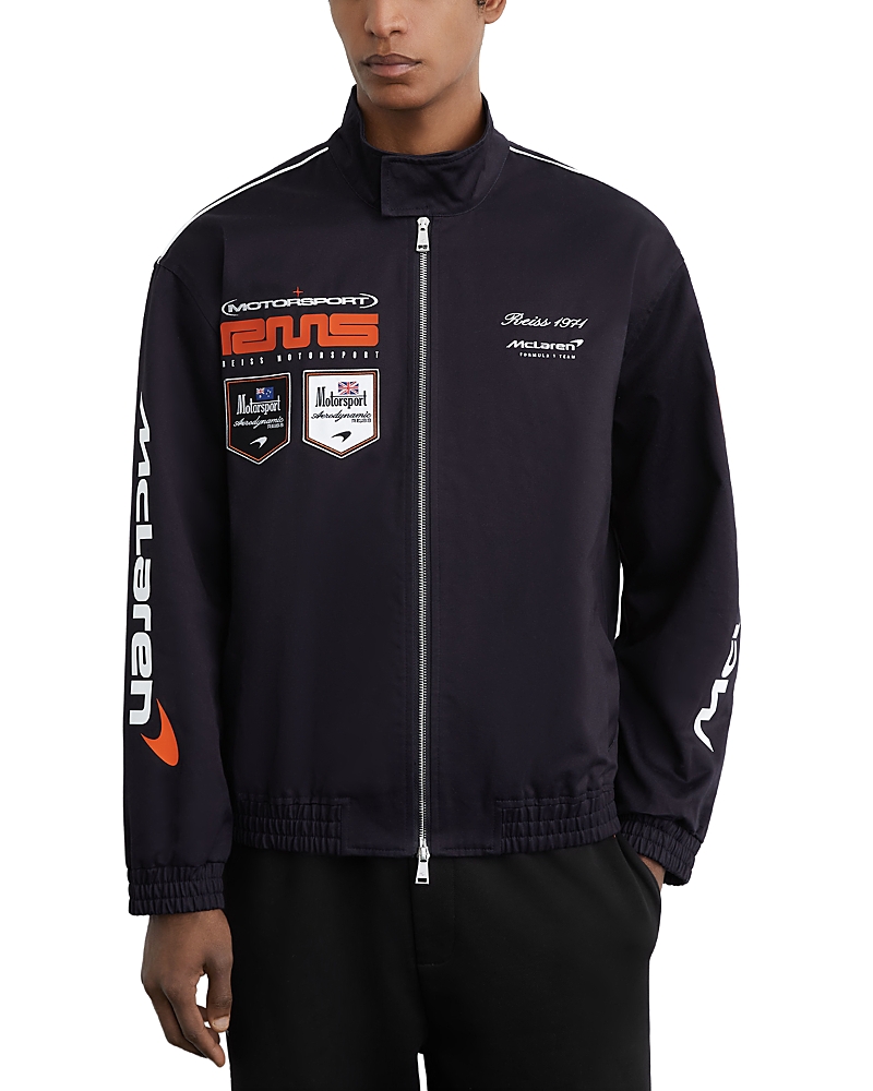 Reiss x McLaren Relaxed Fit Racing Season Logo Jacket