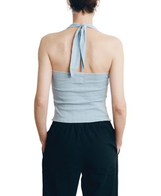  Pauline Pointelle Halter Top