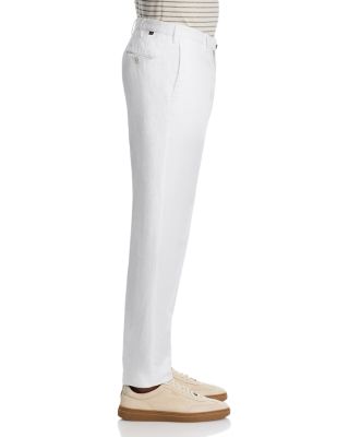 Incotex Regular Fit Linen & Cotton Garment-Dyed Chinolino Pants