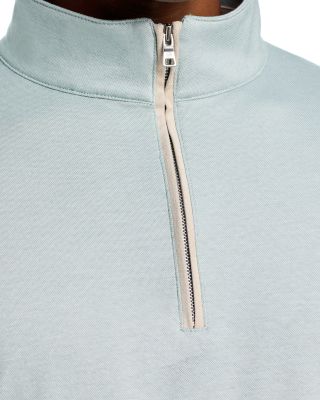Albatross Pique Quarter Zip Sweater