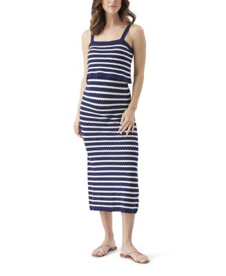  Pointelle Knit Nursing Dress