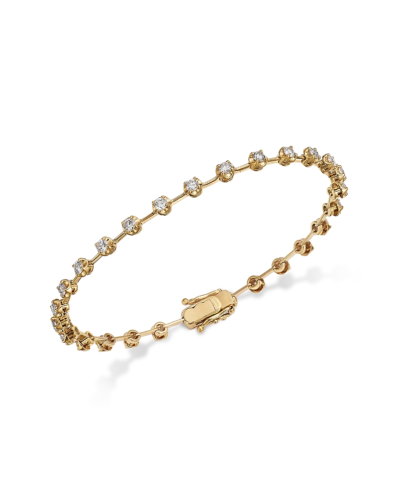 Bloomingdale's Fine Collection Diamond Tennis Bracelet in 14K Gold, 1.6 tcw · 7
