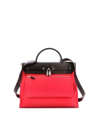 31 Herbag Zip Leather and Toile