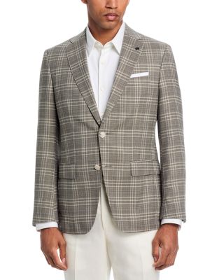 Slim Fit Check Blazer