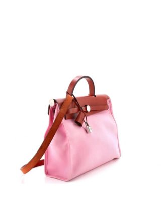 31 Herbag Zip Leather and Toile