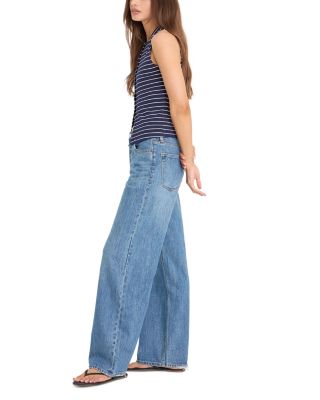 Vintage High Rise Wide Leg Jeans in Indigo1237
