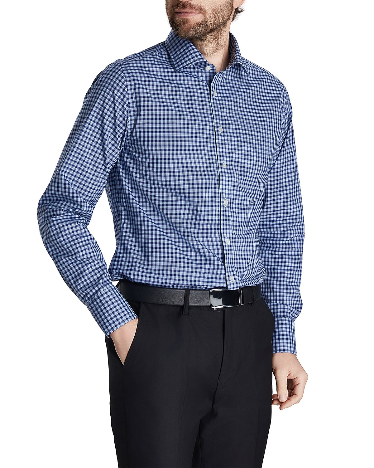 Thomas Pink Check Dress Shirt