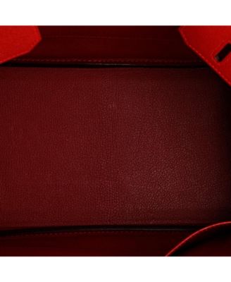 Birkin 30 Handbag Red Epsom with Gold Hardware