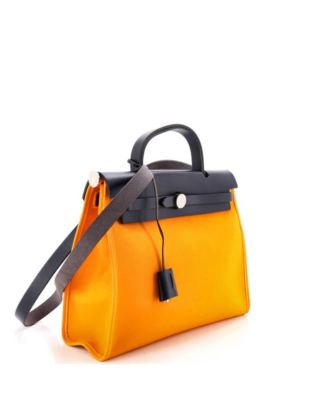 31 Herbag Zip Leather and Toile