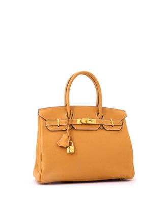 Birkin 30 Handbag Brown Togo with Gold Hardware