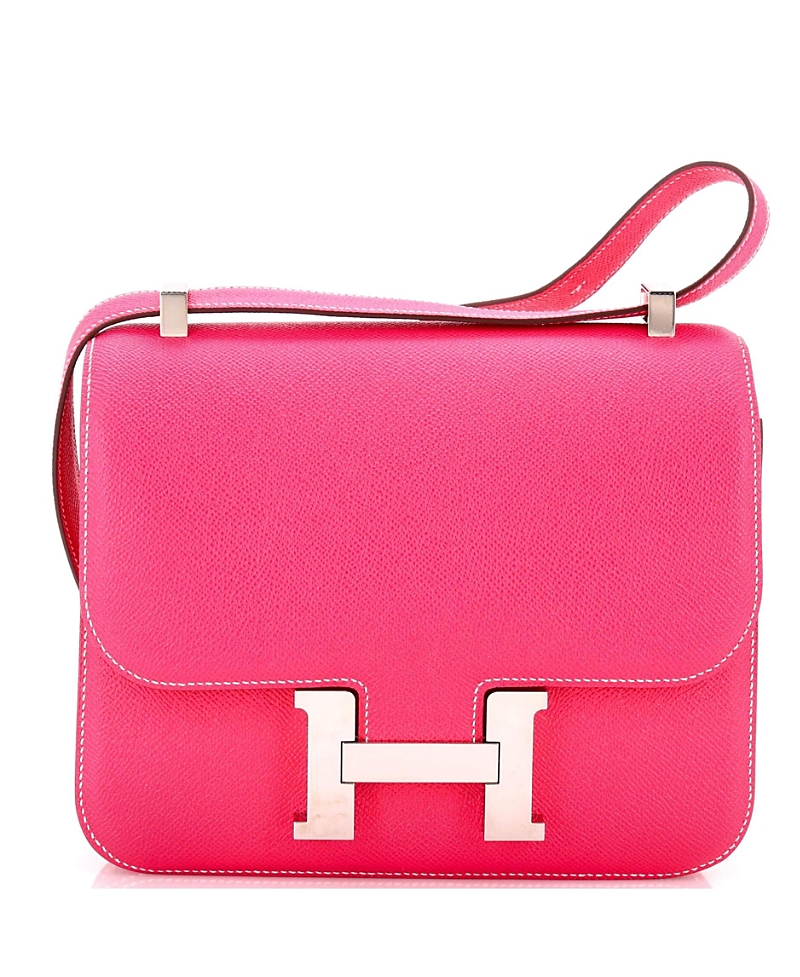 Pre-owned Pre-owned Hermes Hermes 24 Constance Bag Epsom In Pink