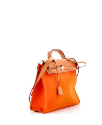 31 Herbag Zip Leather and Toile