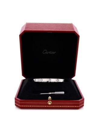  Love 10 Diamond Bracelet 18K White Gold with Diamonds