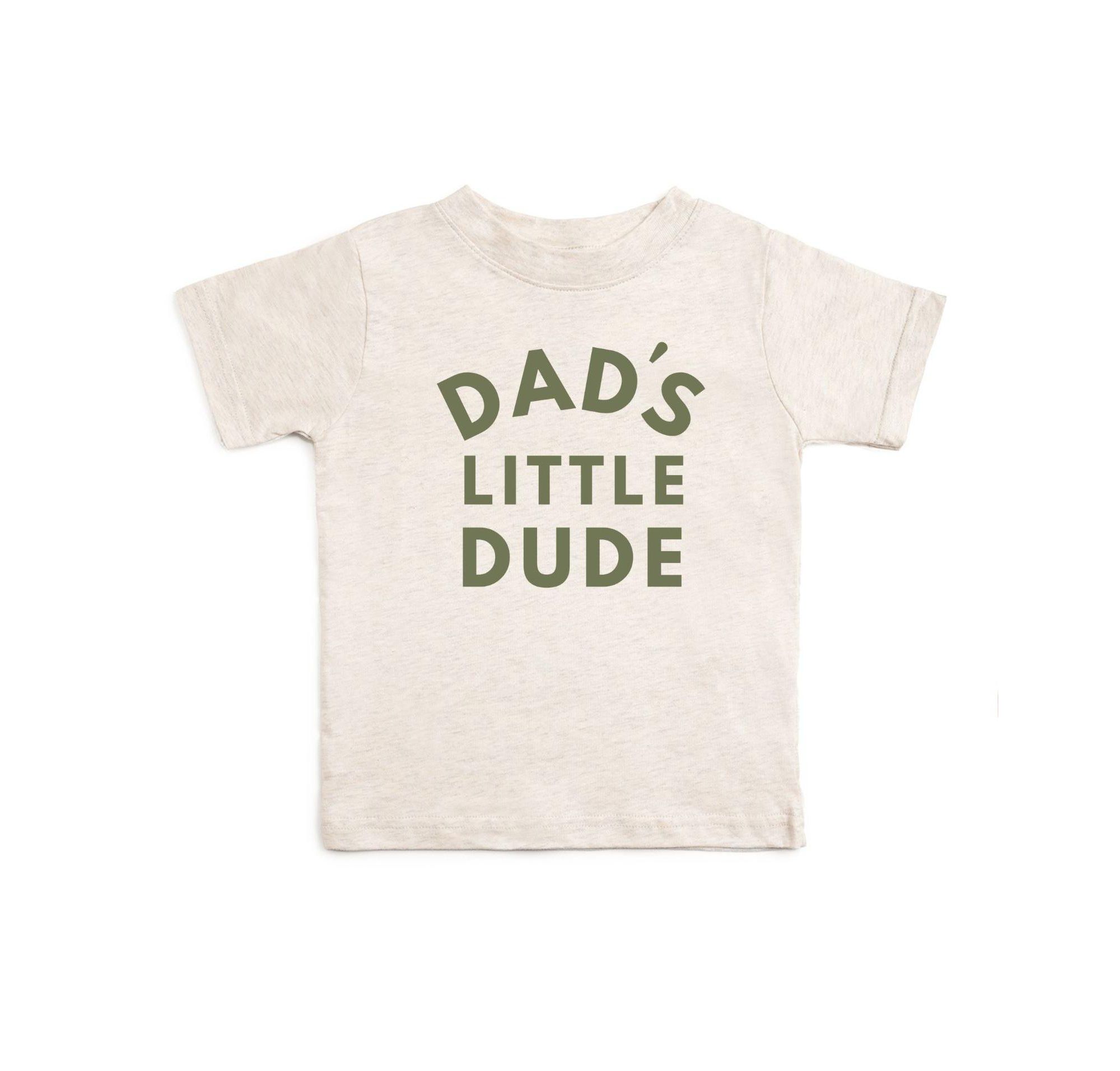 Boys' Dad's Little Dude Short Sleeve T-Shirt - Little Kid - Image 1