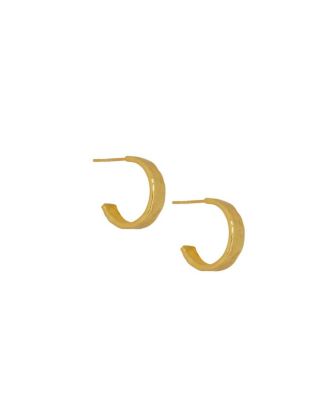  Women's Dela Textured Hoop Earring