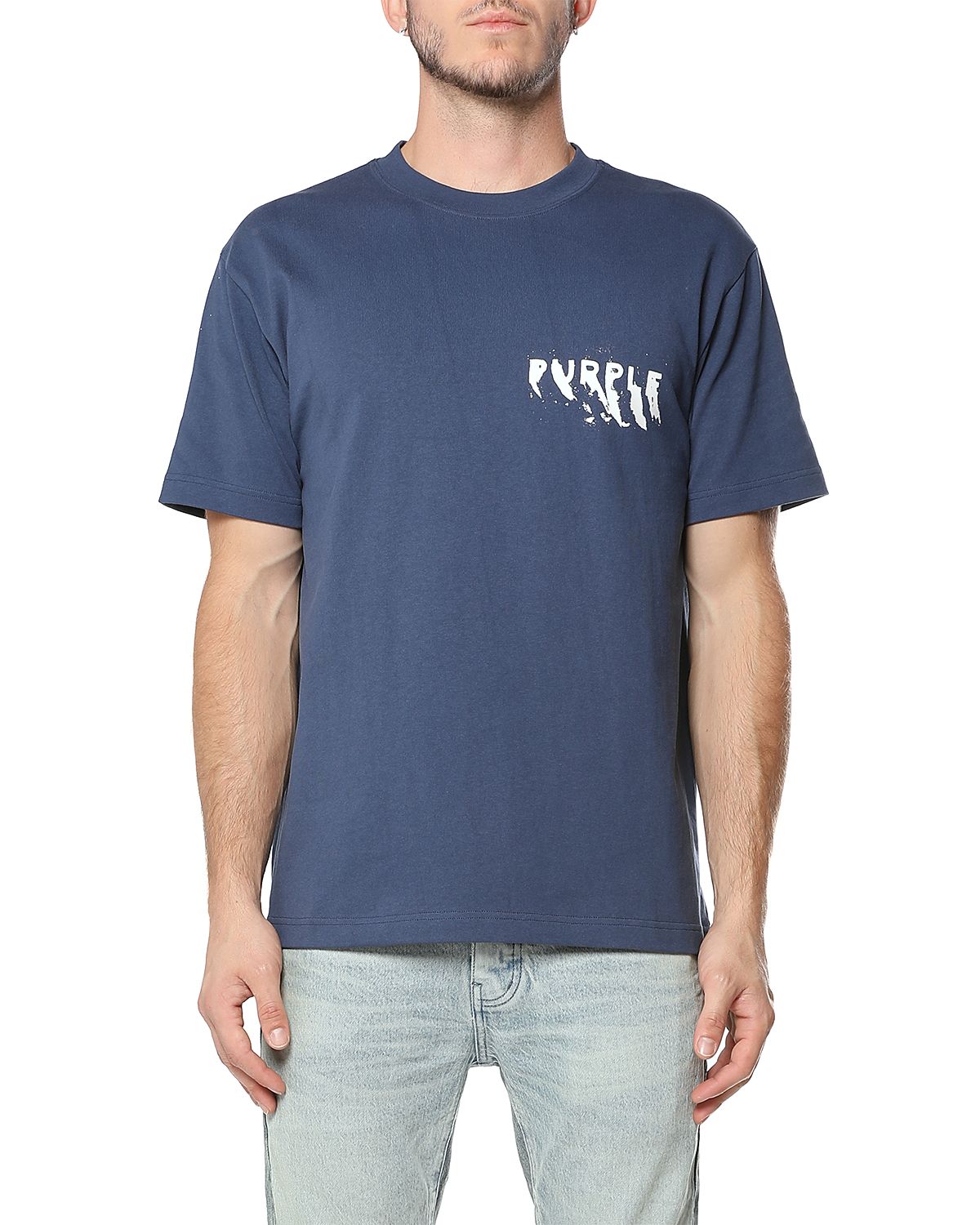 Purple Brand Hwt Jersey Short Sleeve Tee