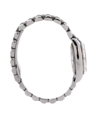  Oyster Perpetual Datejust Automatic Watch in Stainless Steel and White Gold with Diamond Markers 26mm