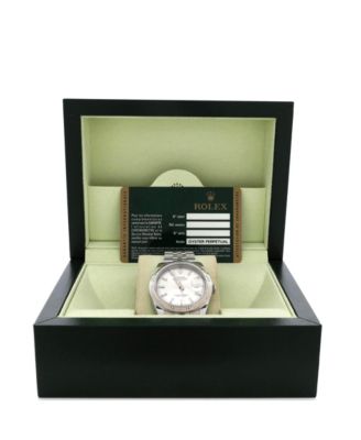  Oyster Perpetual Datejust Automatic Watch in Stainless Steel and White Gold 36mm