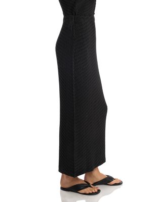 Pleated Maxi Skirt