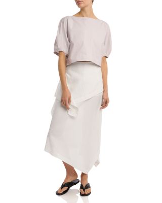 All Squares Asymmetrical Skirt